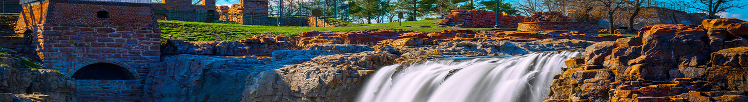 Falls Park in Sioux Falls, SD